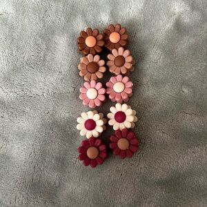 Mini Flower Claw Clip Set